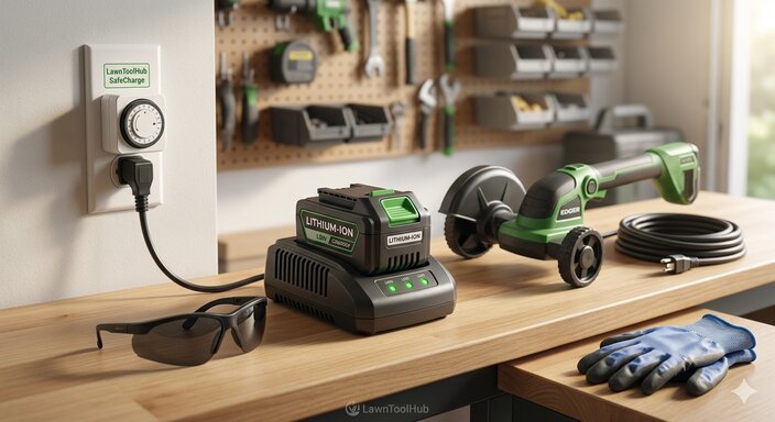 Can You Leave a Cordless Lawn Edger Battery on the Charger Overnight