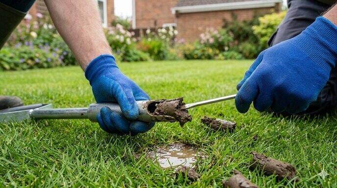 How to Unclog a Manual Core Aerator Stuck with Clay Soil